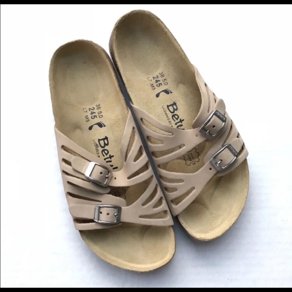 New Birkenstock Betula Sandals-Worn Once